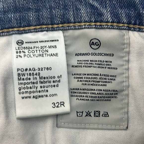 AG Adriano Goldschmied AG-ED Denim Erin Denim Pencil Skirt Light Wash Size 32 - Picture 12 of 12